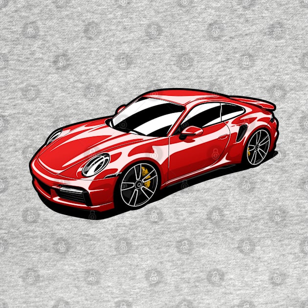 Red 911 Turbo S by KaroCars